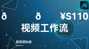 🍊 🔥S110视频工作流-岩肖
